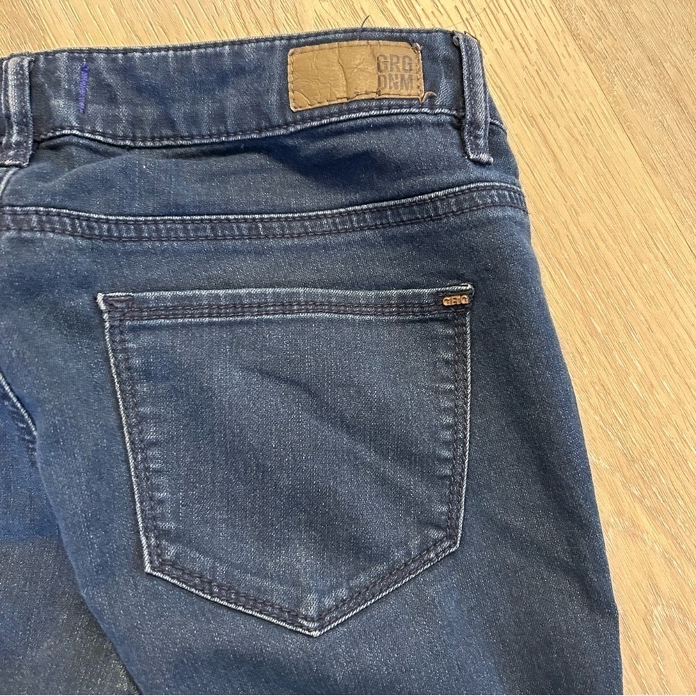 GRG DNM created in Montreal stretch, low rise, straight leg, dark denim, jean - Picture 10 of 10